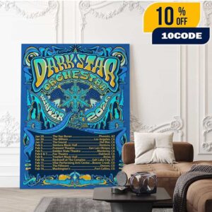 Dark Star Orchestra Winter Tour 2026 Schedule Tour Dates On Feb Home Decor Poster Canvas Dark Star Orchestra Winter Tour 2026 Schedule Tour Dates On Feb Home Decor Poster Canvas