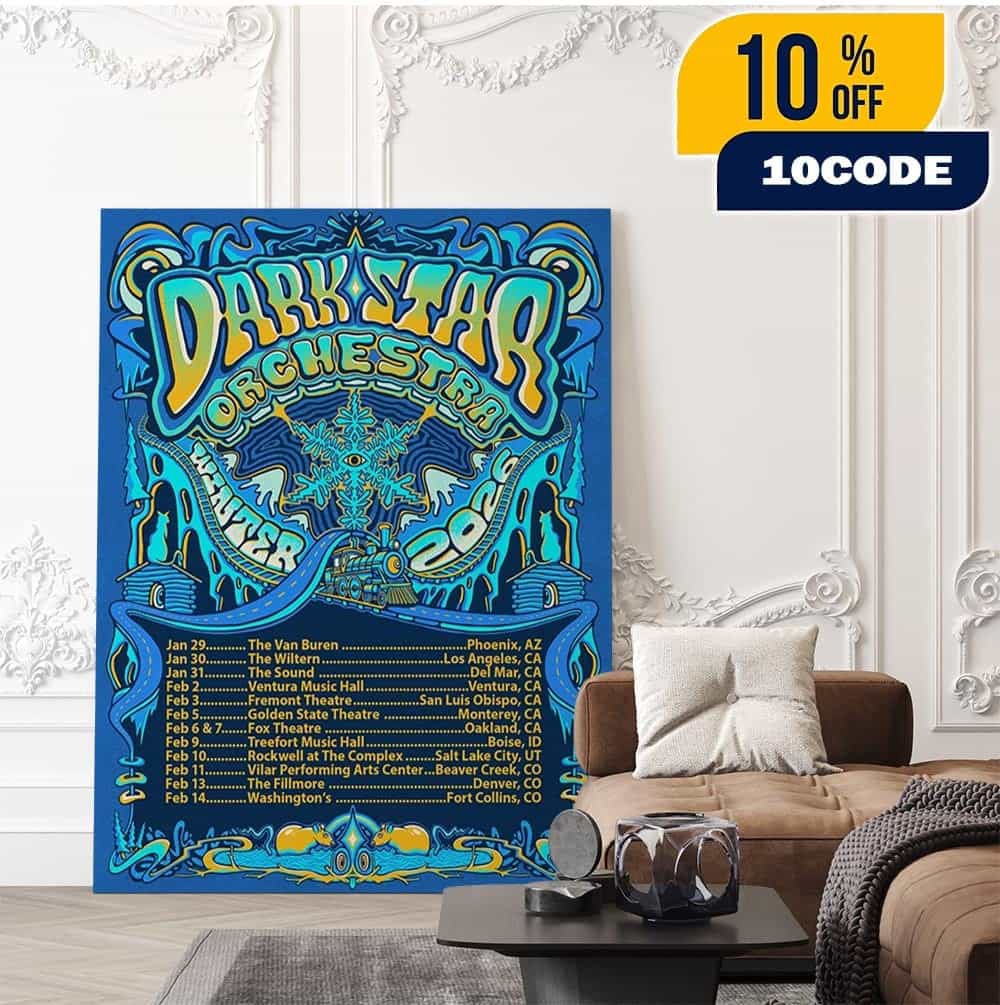 Dark Star Orchestra Winter Tour 2026 Schedule Tour Dates On Feb Home Decor Poster Canvas Dark Star Orchestra Winter Tour 2026 Schedule Tour Dates On Feb Home Decor Poster Canvas