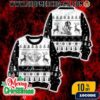 Billie Eilish I Am The Bad Santa Ugly Christmas Sweater Funny Holiday Knit Jumper Xmas Gift