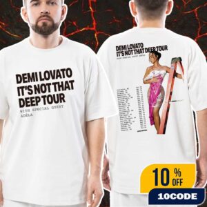 Demi Lovato It’s Not That Deep Tour With Special Guest Adela Live Nation Poster Tour Dates 2026 Unisex T-Shirt Merch Demi Lovato It’s Not That Deep Tour With Special Guest Adela Live Nation Poster Tour Dates 2026 Unisex T-Shirt Merch