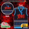 Diet Pepsi Ugly Christmas Sweater Vest Blue Knitted Holiday Gile Funny Retro Soda Xmas Party Outfit for Men Women