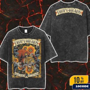 Dirty Heads Jacksonville Florida Runs 2025 Exclusive Poster For Daily’s Place On October 23 2025 Washed Two Sides T-Shirt Dirty Heads Jacksonville Florida Runs 2025 Exclusive Poster For Daily’s Place On October 23 2025 Washed Two Sides T-Shirt