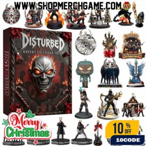 Disturbed Advent Calendar 2025 24 Days Heavy Metal Holiday Countdown With Ornaments Funko Figures Band Memorabilia The Guy Mascot Christmas Collectibles Gift For Rock Music Fans Disturbed Advent Calendar 2025 24 Days Heavy Metal Holiday Countdown With Ornaments Funko Figures Band Memorabilia The Guy Mascot Christmas Collectibles Gift For Rock Music Fans