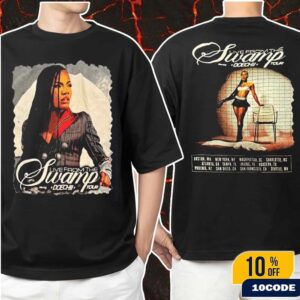 Doechii Live From The Swamp Tour 2025 Merch Classic Two Sides T-Shirt Doechii Live From The Swamp Tour 2025 Merch Classic Two Sides T-Shirt