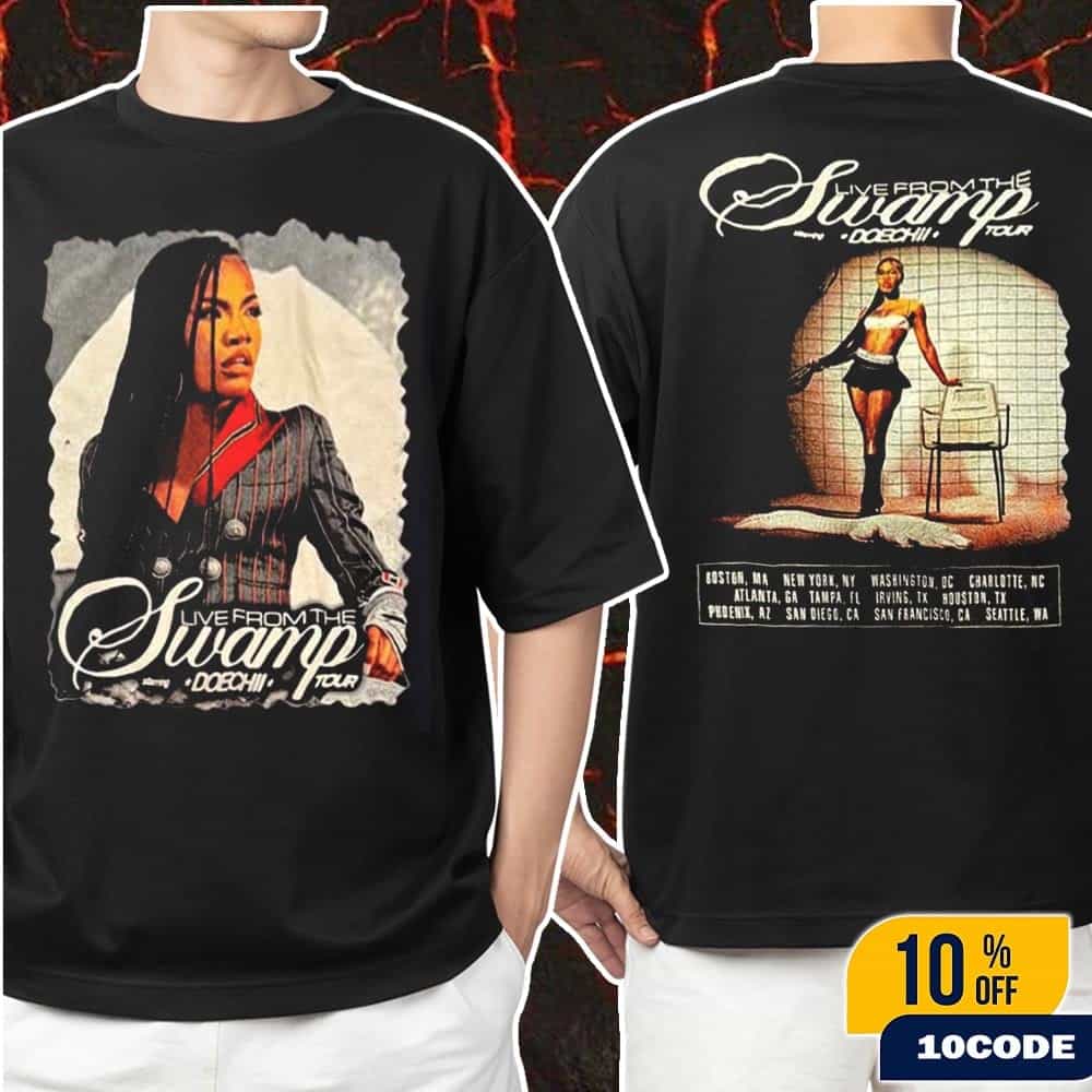 Doechii Live From The Swamp Tour 2025 Merch Classic Two Sides T-Shirt Doechii Live From The Swamp Tour 2025 Merch Classic Two Sides T-Shirt