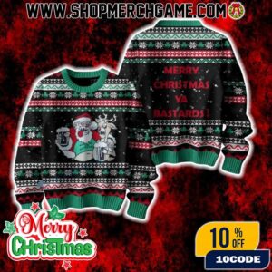 Dropkick Murphys Merry Christmas Ya Bastards Ugly Christmas Sweater Punk Rock Holiday Merch Dropkick Murphys Merry Christmas Ya Bastards Ugly Christmas Sweater Punk Rock Holiday Merch
