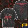 Duran Duran Halloween Show 2025 Merch In Manchester UK At Co-Op Live On 31st October 2025 Washed Two Sides T-Shirt Duran Duran Halloween Show 2025 Merch In Manchester UK At Co-Op Live On 31st October 2025 Washed Two Sides T-Shirt