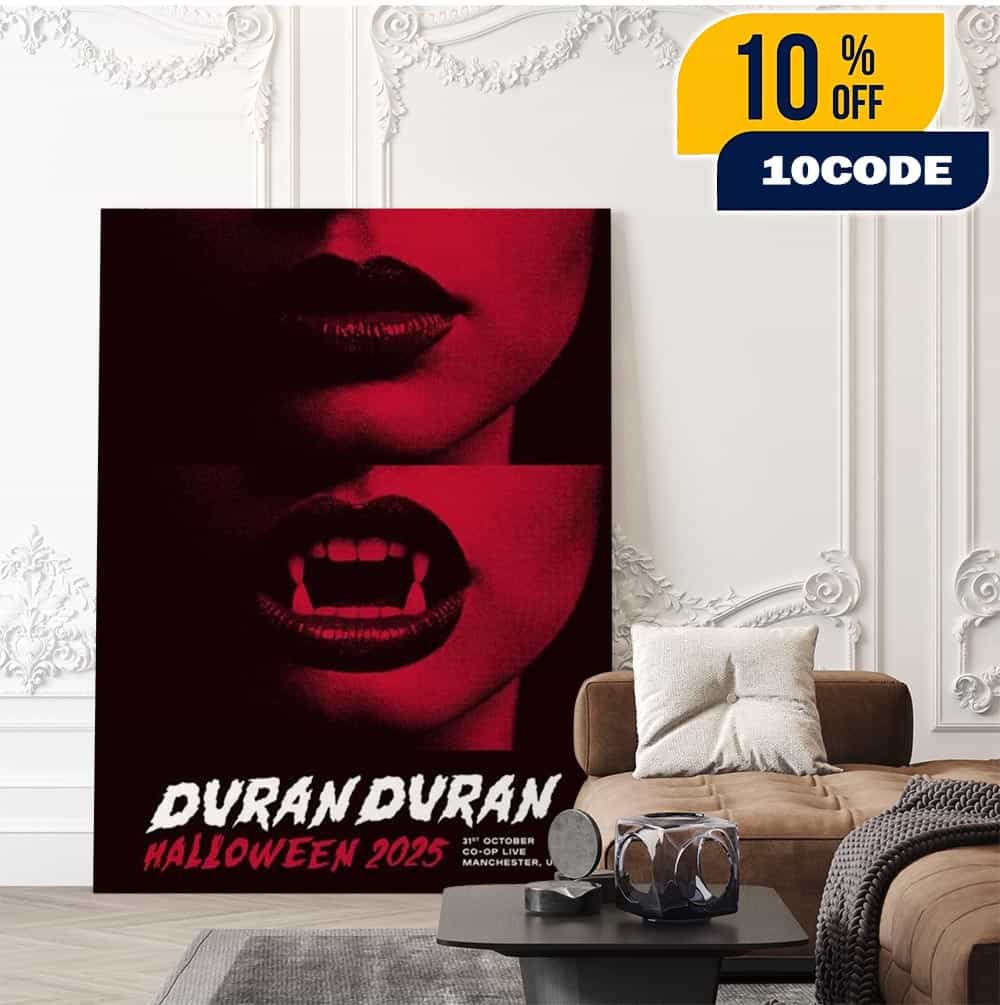 Duran Duran Halloween Show 2025 Merch In Manchester UK At Co-Op Live On 31st October 2025 Home Decor Poster Canvas Duran Duran Halloween Show 2025 Merch In Manchester UK At Co-Op Live On 31st October 2025 Home Decor Poster Canvas
