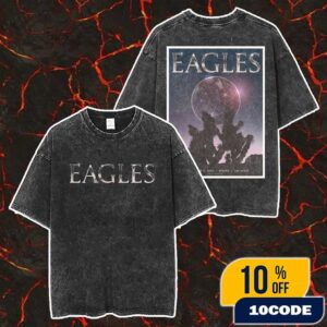 Eagles Live In At The Sphere Las Vegas On October 10-11 2025 Poster Event Limited Edition Merch Unisex Two Sided Washed T-Shirt