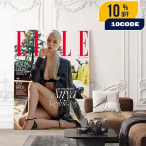 Elle Australia Cover Magazine 2025 Spring Fashion Update The Magnificent Anya Taylor-Joy Poster Canvas Home Decor