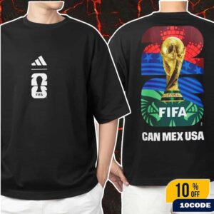 FIFA World Cup 2026 x Adidas Official Graphic Canada Mexico USA Tee Merch Classic Two Sided T-Shirt FIFA World Cup 2026 x Adidas Official Graphic Canada Mexico USA Tee Merch Classic Two Sided T-Shirt