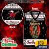 Foo Fighters Snake Logo Ugly Christmas Sweater Vest Holiday Knit Rock Band Winter Gift Cobra Design Sleeveless Gile