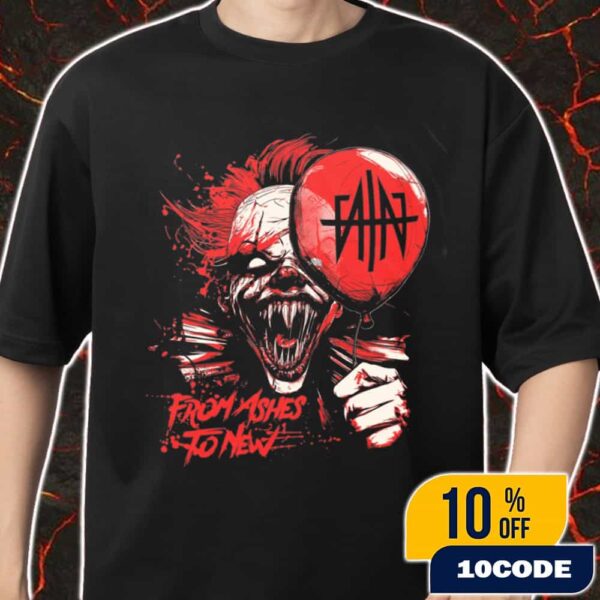From Ashes To New October 2025 New Merch Halloween Collection Pennywise FATN Merch Unisex T-Shirt