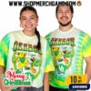 Grateful Dead x Oregon Duck Mascot x Nike Air Max 90 Grateful Ducks Holiday 2025 Sail Green Shock Yellow Strike Tie Dye Unisex All Over Print Hoodie