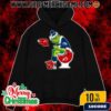 Grinch Christmas Hoodie Black Auburn Tigers Sitting On Toilet Alabama Crimson Tide Holiday Sweatshirt Funny College Football NCAA