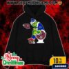 Grinch Christmas Hoodie Black Colorado Buffaloes Sitting On Toilet Colorado State Rams Holiday Sweatshirt Funny College Football NCAA