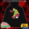 Grinch Christmas Hoodie Black Georgia Bulldogs Sitting On Toilet Florida Gators Holiday Sweatshirt Funny College Football NCAA