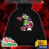 Grinch Christmas Hoodie Black Louisville Cardinals Sitting On Toilet Kentucky Wildcats Holiday Sweatshirt Funny College Football NCAA