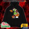 Grinch Christmas Hoodie Black Tennessee Volunteers Sitting On Toilet Alabama Crimson Tide Holiday Sweatshirt Funny College Football NCAA