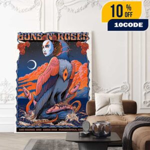 Guns N’ Roses Because What You Want And What You Get Are Two Completely Different Things Event Poster On October 21 2025 At Arena Opus Florianopolis Brazil Poster Canvas Home Decor
