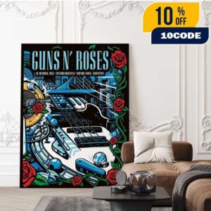 Guns N’ Roses Because What You Want And What You Get Are Two Completely Different Things Tour 2025 At Estadio Huracan, Buenos Aires Argentina On Oct 18 2025 Poster Event Home Decor Poster Canvas