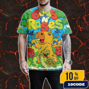 Guns N Roses Latin America Tour 2025 Curitiba Brazil October 28 Pedreira Paulo Leminski Live Concert Poster Event Artwork All Over Print Graphic T-Shirt, Hoodie