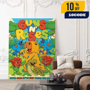 Guns N Roses Latin America Tour 2025 Curitiba Brazil October 28 Pedreira Paulo Leminski Live Concert Poster Event Artwork Poster Canvas Home Decor
