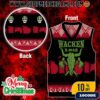 Doom Metal Christmas Knitted Gile Black Sabbath Red Sleeveless Ugly Sweater Vest With Inverted Cross Design Holiday Party Merch