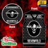 Foo Fighters Snake Logo Ugly Christmas Sweater Vest Holiday Knit Rock Band Winter Gift Cobra Design Sleeveless Gile