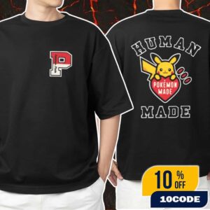 Human Made x Pokemon New Collection 2025 Logo Unisex T-Shirt Merchandise