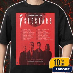 I See Stars Official Poster The Wheel 6th Album Spin The Wheel Tour 2026 Tour Dates Merch Unisex T-Shirt