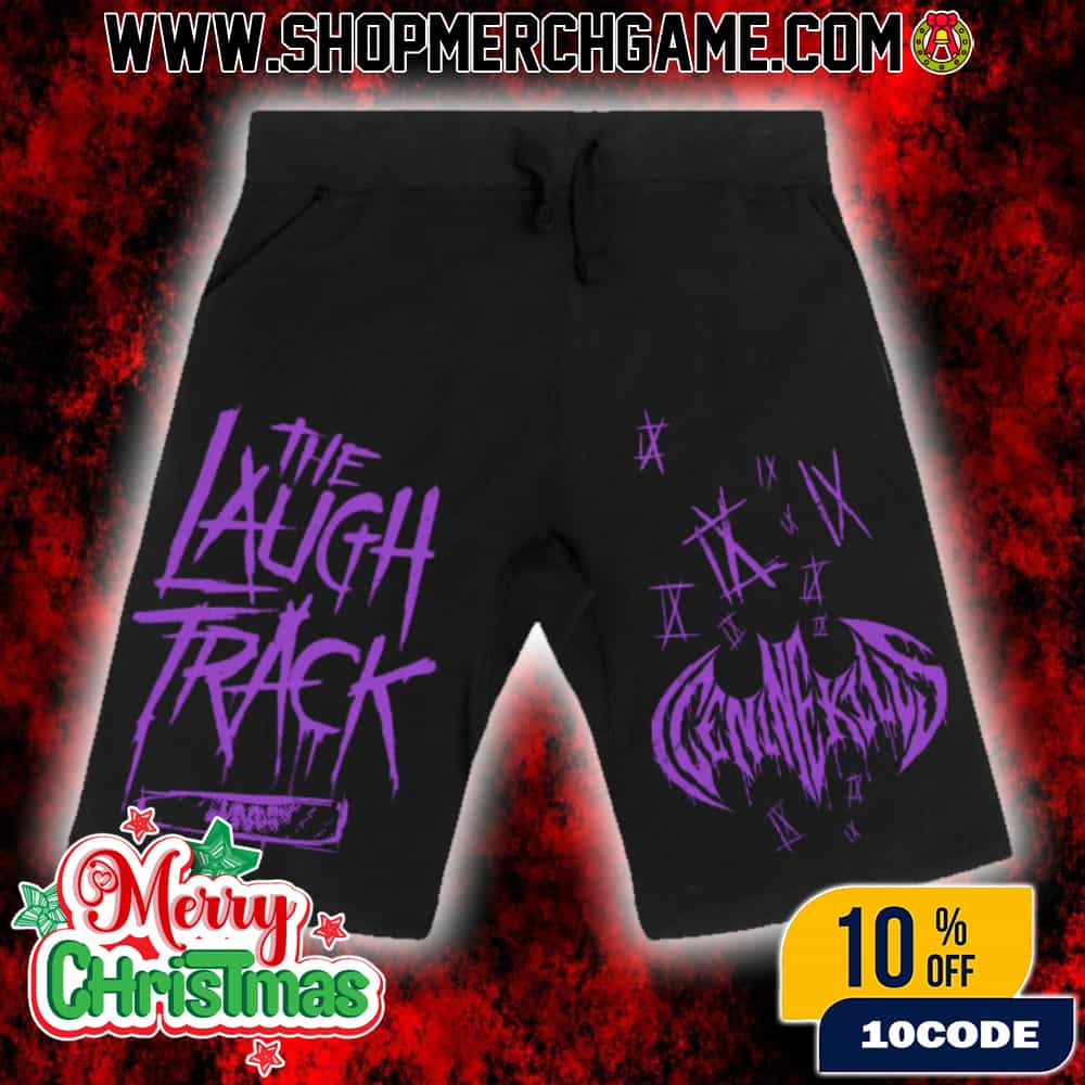 Ice Nine Kills The Laugh Track Collection Limited Edition Smilex Lounge Shorts Ice Nine Kills The Laugh Track Collection Limited Edition Smilex Lounge Shorts