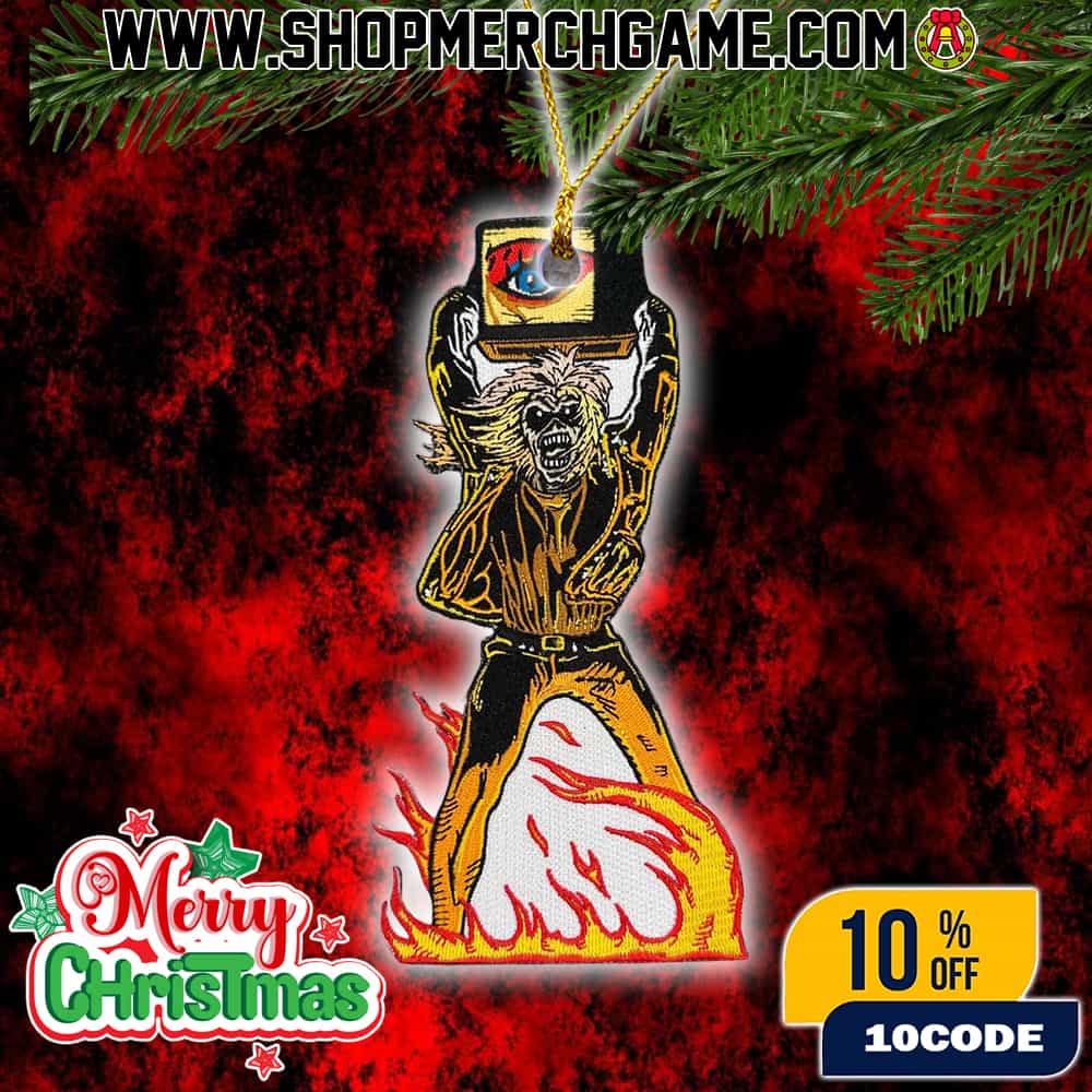 Iron Maiden Piece Of Mind Christmas Ornament Eddie The Head Straitjacket Design Holiday Decoration Asylum Padded Cell Collectible Tree Ornament Gift For Heavy Metal Fans Iron Maiden Piece Of Mind Christmas Ornament Eddie The Head Straitjacket Design Holiday Decoration Asylum Padded Cell Collectible Tree Ornament Gift For Heavy Metal Fans