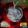 Iron Maiden Wildest Dreams Eddie Christmas Ornament Dance Of Death Album Cowboy Hat Design Holiday Decoration Heavy Metal Band Collectible Tree Ornament Gift For Metal Fans