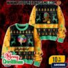 Chibi Obanai Iguro Demon Slayer Ugly Christmas Sweater Fair Isle Knit Pullover Anime Holiday Gift Snowflake Pattern