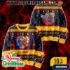 Korn Band Sweater Black And Yellow Design Ugly Christmas Jumper Rock Metal Holiday Knit