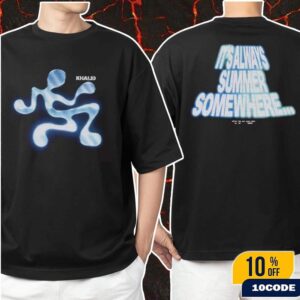Khalid After The Sun Goes Down Merch It Is Always Summer Somewhere Merch Classic Two Sides White And Black T-Shirt