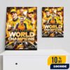 McLaren Formula 1 Team 10 Constructors Wins Poster 2025 Papaya Celebration Artwork World Champions Limited Edition Poster Canvas Home Decor