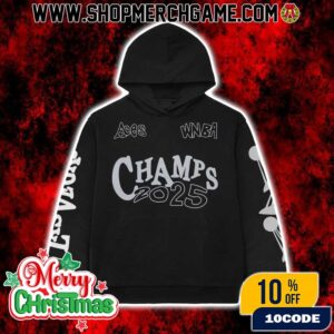 Las Vegas Aces Playa Society Unisex 2025 WNBA Finals Champions Premium Hoodie