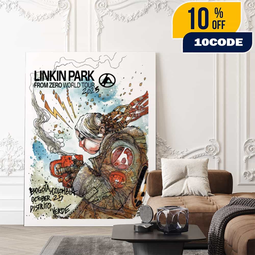 Linkin Park From Zero World Tour Bogota Event Poster October 25th 2025 Artwork By Stefano Cardoselli Poster Canvas Home Decor Linkin Park From Zero World Tour Bogota Event Poster October 25th 2025 Artwork By Stefano Cardoselli Poster Canvas Home Decor