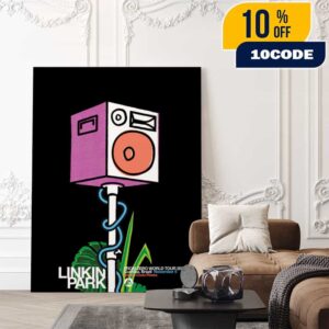 Linkin Park From Zero World Tour Curitiba Event Poster November 5th 2025 Artwork By Bill McMullen Poster Canvas Home Decor