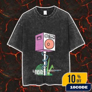 Linkin Park From Zero World Tour Curitiba Event Poster November 5th 2025 Artwork By Bill McMullen Vintage Washed Unisex T-Shirt