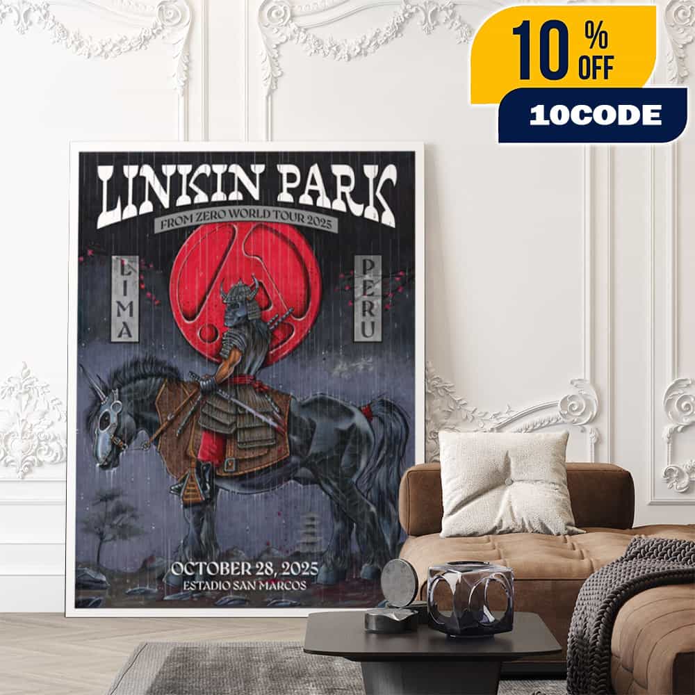 Linkin Park From Zero World Tour Lima Event Poster October 28th 2025 Artwork By Tom Robb Poster Canvas Home Decor Linkin Park From Zero World Tour Lima Event Poster October 28th 2025 Artwork By Tom Robb Poster Canvas Home Decor
