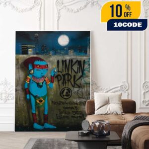 Linkin Park From Zero World Tour Sao Paulo Event Poster Version 2 November 8th 2025 Artwork By Carnio Poster Canvas Home Decor