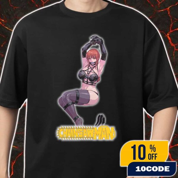 Makima Chainsaw Man Sexy BDSM Bondage Hentai Version Merch Unisex T-Shirt