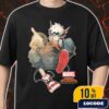 Marvel x My Hero Academia Teamed Up To Make Tribute Artwork Of Bakugo Inspired By Miles Morales Artwork By Oliver Coipel Merch Unisex T-Shirt