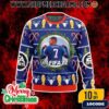 Leonardo DiCaprio Pointing Meme Ugly Christmas Sweater Once Upon A Time In Hollywood Rick Dalton Pop Art Holiday Knit With Reindeer And Snowflakes