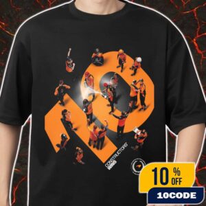 McLaren Formula 1 Team 10 Constructors Wins Poster 2025 Papaya Celebration Artwork World Champions Limited Edition Merch Unisex T-Shirt