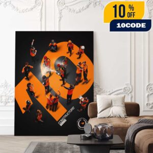 McLaren Formula 1 Team 10 Constructors Wins Poster 2025 Papaya Celebration Artwork World Champions Limited Edition Poster Canvas Home Decor