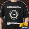 Lando Norris x Oscar Piastri x Andrea Stella McLaren Car MCL39 Papaya Black-Orange 2025 World Champions All Titles Merch Unisex T-Shirt